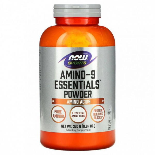 NOW Amino-9 Essentals Powder, 300 г