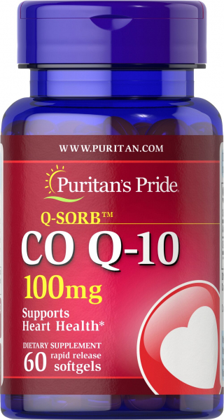 Puritan's Pride Coenzyme Q10 100 мг, 60 капс