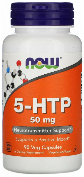 NOW 5-HTP 50 мг, 90 капс