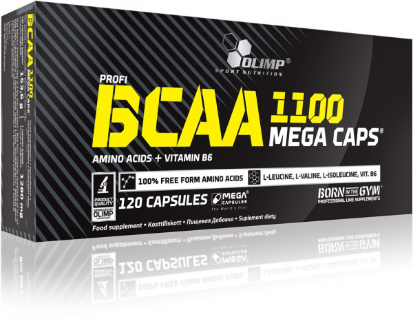 Olimp BCAA Mega Caps 1100, 120 капс