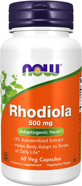 NOW Rhodiola 500 мг, 60 капс