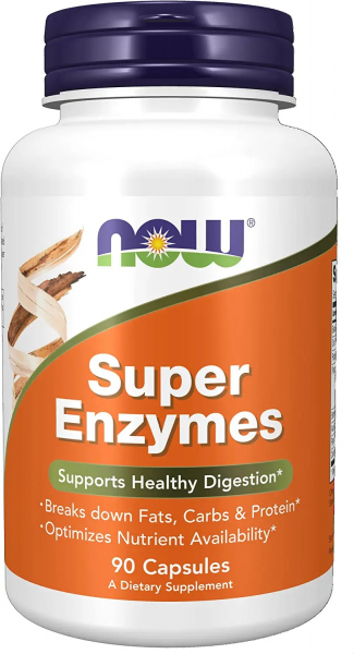 NOW Super Enzymes, 90 капс