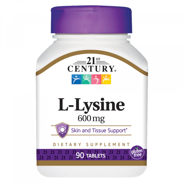21st Century L-Lysine, 90 таб