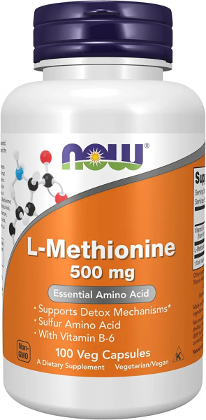 NOW L-Methionine 500 мг, 100 капс