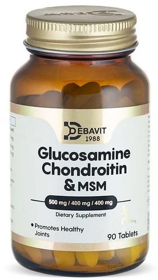 Debavit Max Relief Cream / Glucosamine Chondroitin, 90 таб