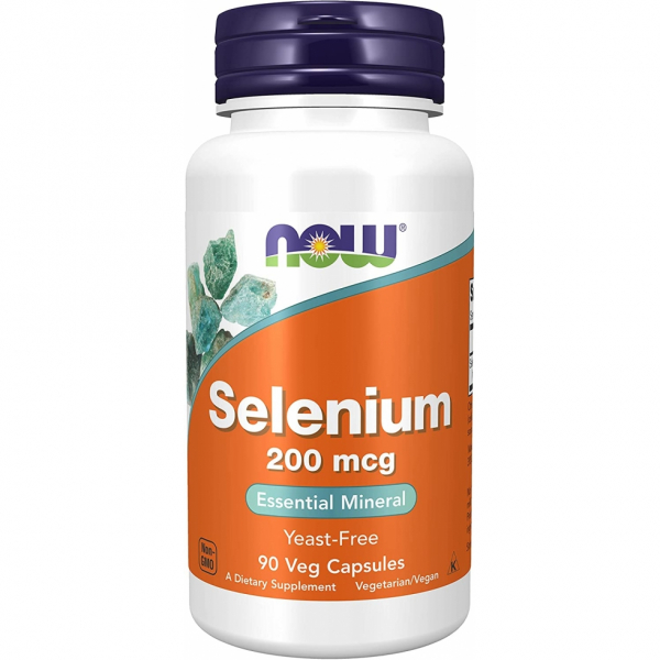 NOW Selenium 200 мкг, 90 капс