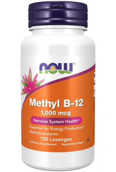 NOW Methyl B-12 1000 мкг, 100 капс