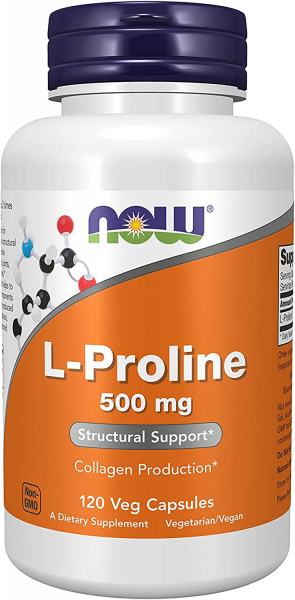 NOW L-Proline 500 мг, 120 капс