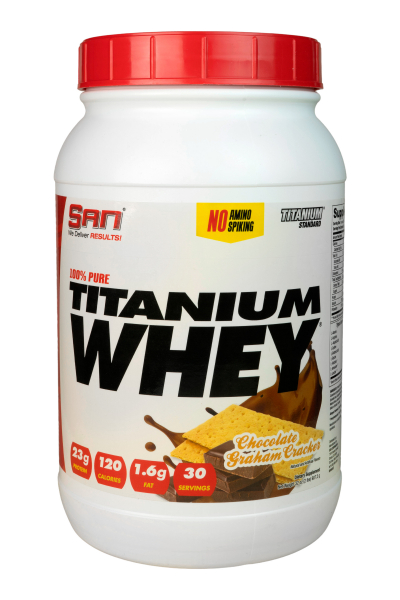 SAN 100% Pure Titanium Whey, 909 г