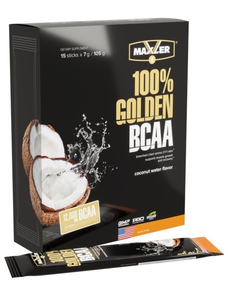 Maxler 100% Golden BCAA, 15x7 г