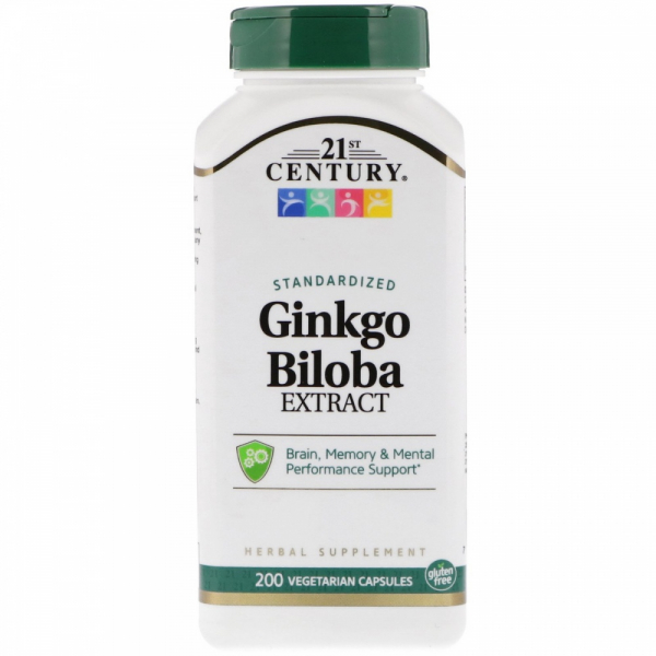 21st Century Ginkgo Biloba, 200 капс