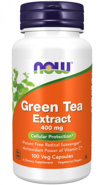 NOW Extract Green Tea 500 мг, 100 капс