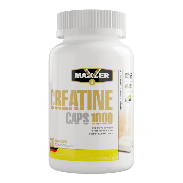 Maxler Creatine Caps 1000, 200 капс