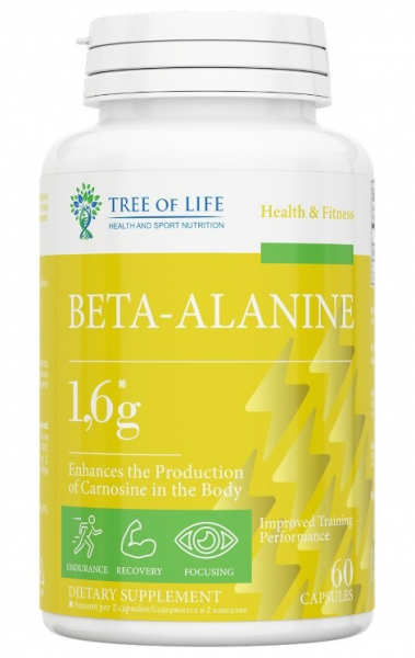 Tree Of Life Beta-Alanine, 60 капс