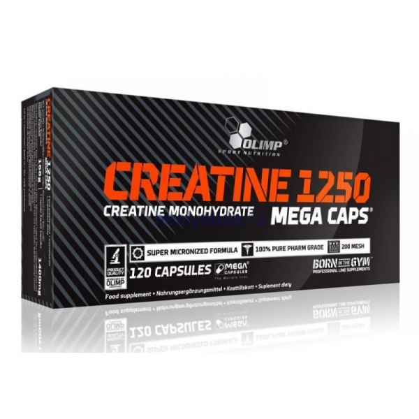 Olimp Creatine Mega Caps 1250, 120 капс