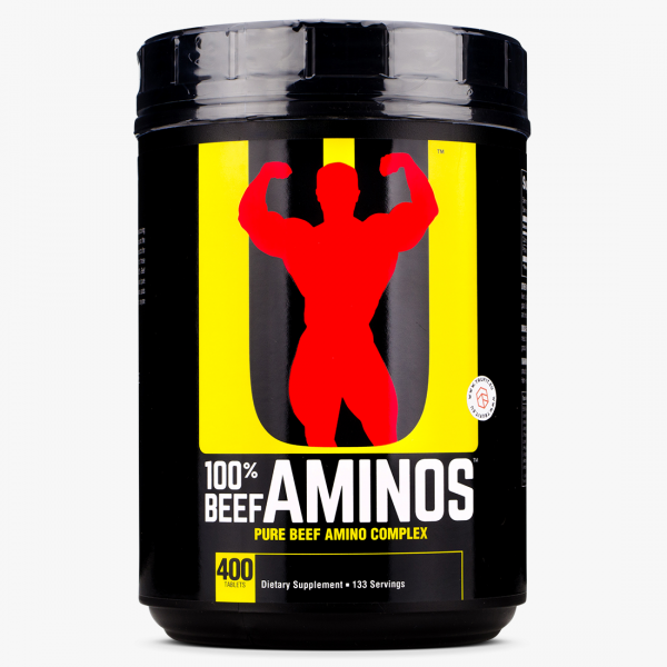 Universal Nutrition 100% Beef Amino, 400 таб