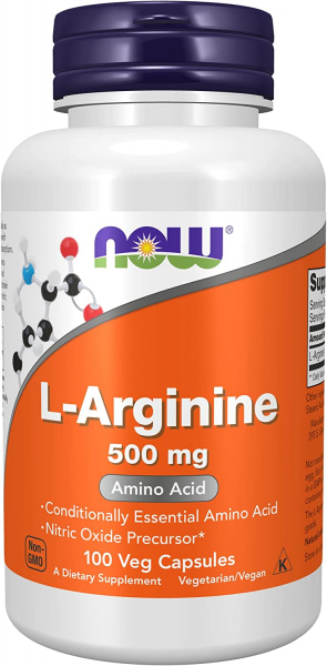 NOW L-Arginine 500 мг, 100 капс
