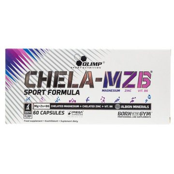 Olimp Chela Magnesium Zinc + B6, 60 капс