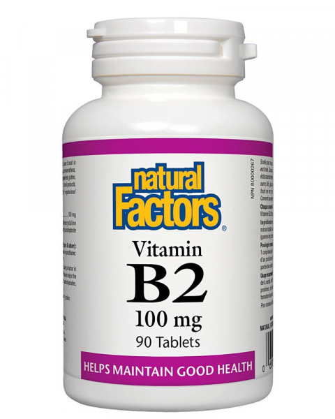 Natural Factors B-2 100 мг, 90 таб