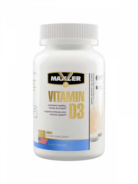 Maxler Vitamin D3 1200 IU, 360 таб