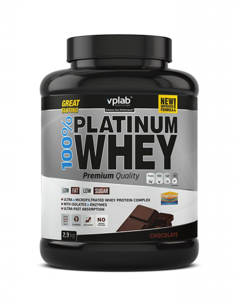 VPLab 100% Platinum Whey, 2300 г