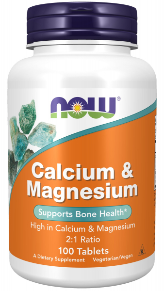NOW Calcium & Magnesium, 250 таб
