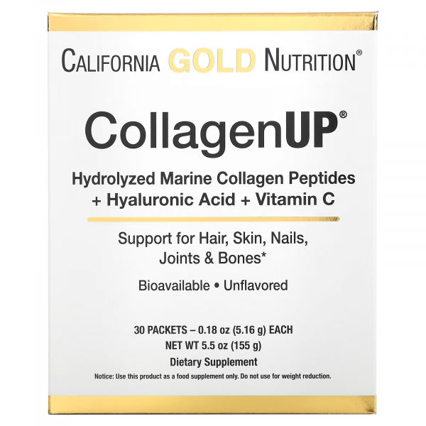 California Gold Nutrition CollagenUP, 30 пак