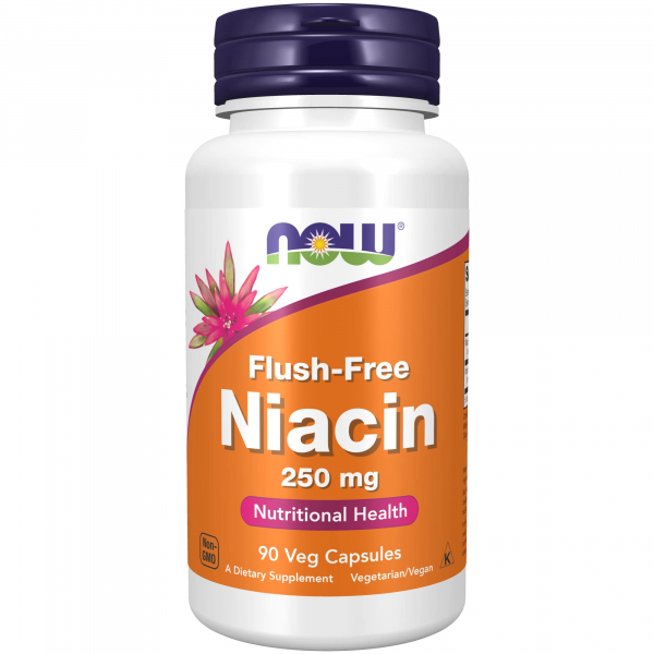 NOW Niacin Flush Free 250 мг, 90 капс