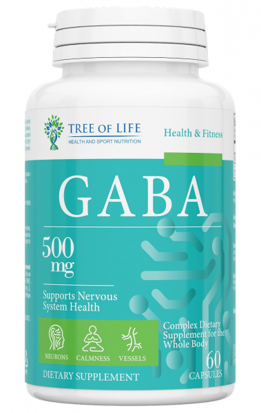 Tree Of Life GABA 500 мг, 60 капс