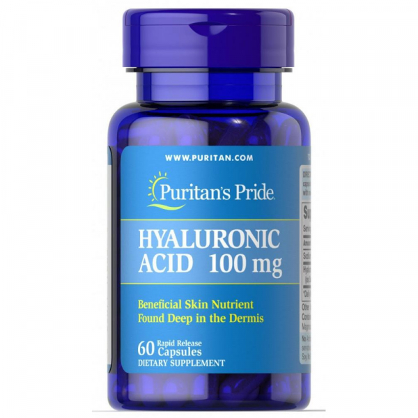 Puritan's Pride Hyaluronic Acid 50 мг, 60 капс