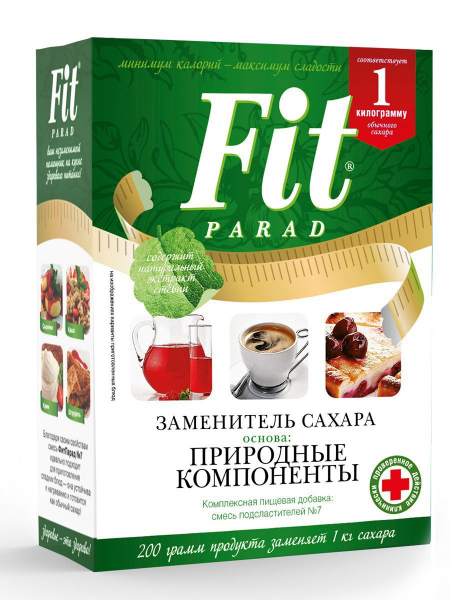 Fit Parad Заменитель сахара №7, 200 г