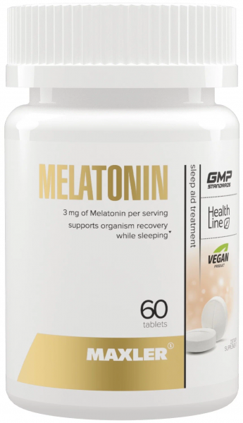 Maxler Melatonin 3 мг, 60 таб