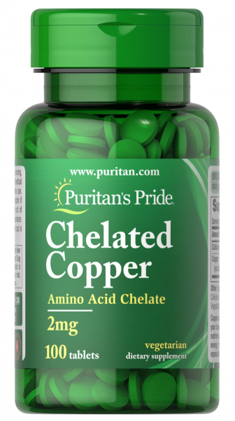 Puritan's Pride Cooper Chelate, 100 таб