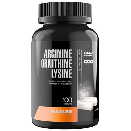 Maxler Arginine Ornithine Lysine 100 caps