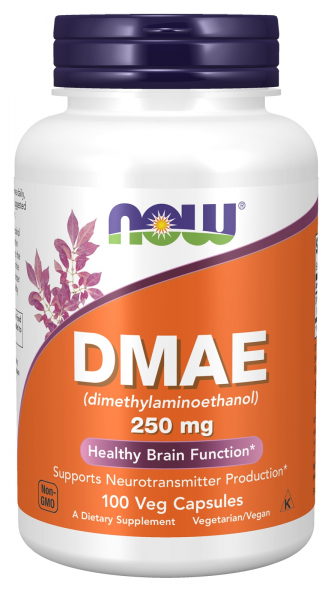 NOW DMAE 250 мг, 100 капс