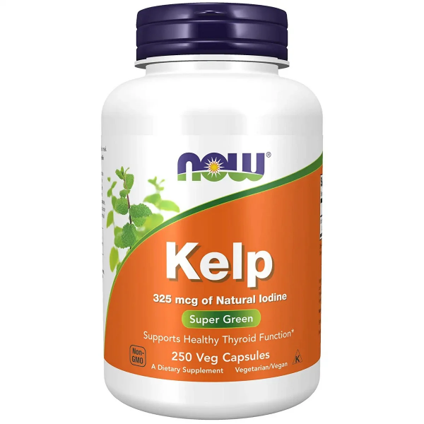 NOW Kelp 325 мкг, 250 капс