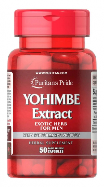 Puritan's Pride Yohimbe Extract, 50 капс