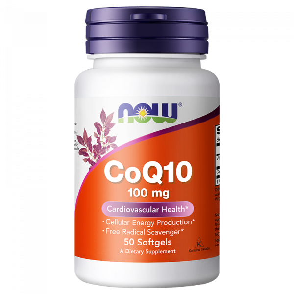 NOW CoQ10 100 мг, 50 капс