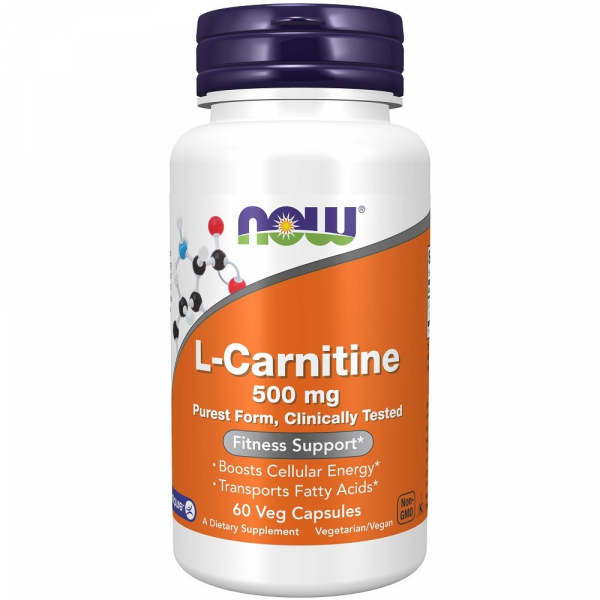 NOW L-Carnitine 500 мг, 60 капс