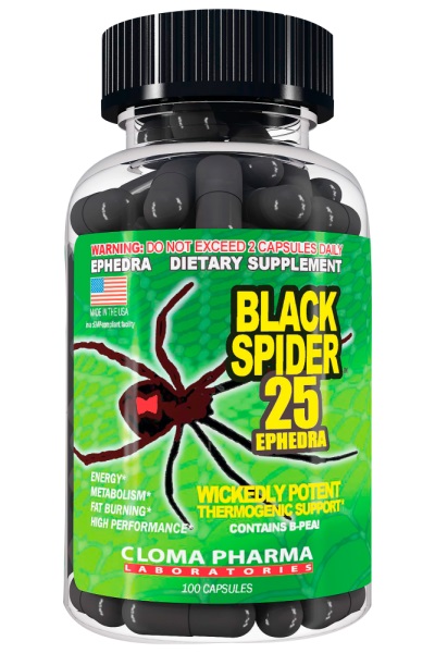 Cloma Pharma Black Spider, 100 капс