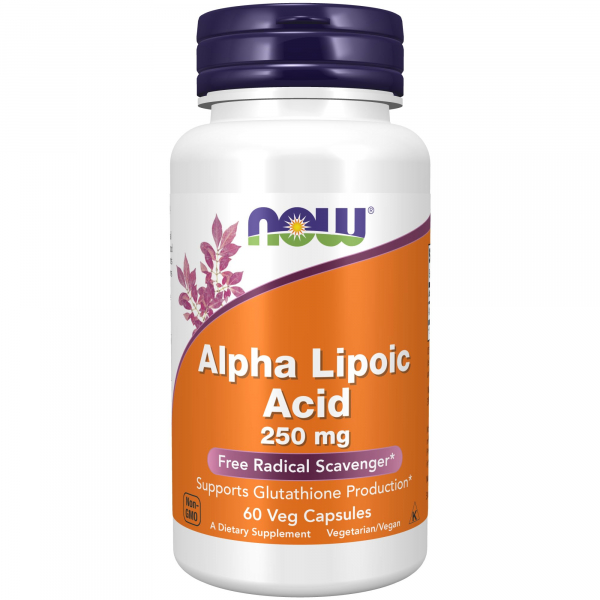 NOW Alpha Lipoic Acid 250 мг, 60 капс