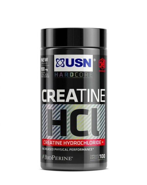 USN Creatine HCL, 100 капс