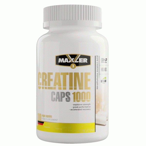 Maxler Creatine Caps 1000, 100 капс