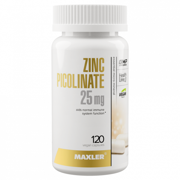 Maxler Zinc Picolinate 25 мг, 120 капс