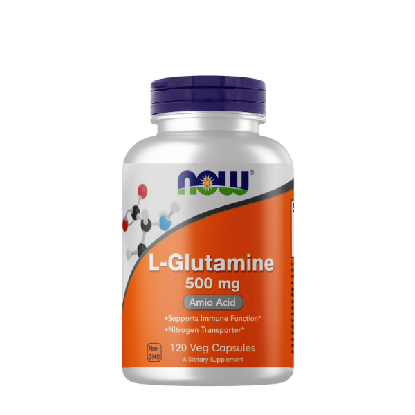 NOW L-Glutamine 500 мг, 120 капс