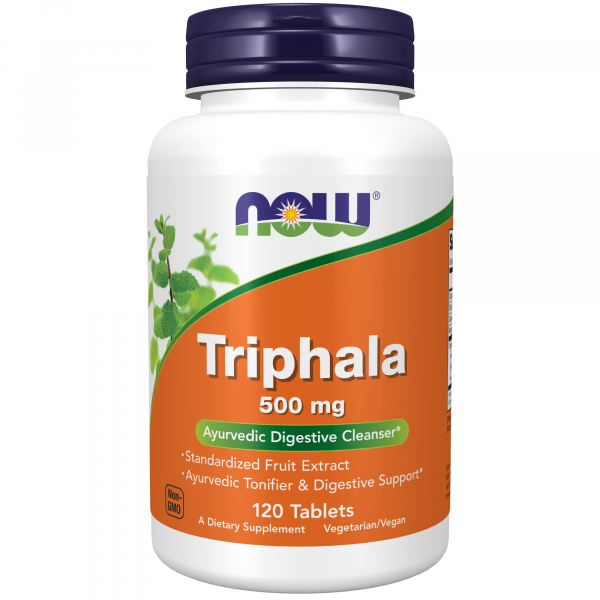 NOW Triphala 500 мг, 120 таб