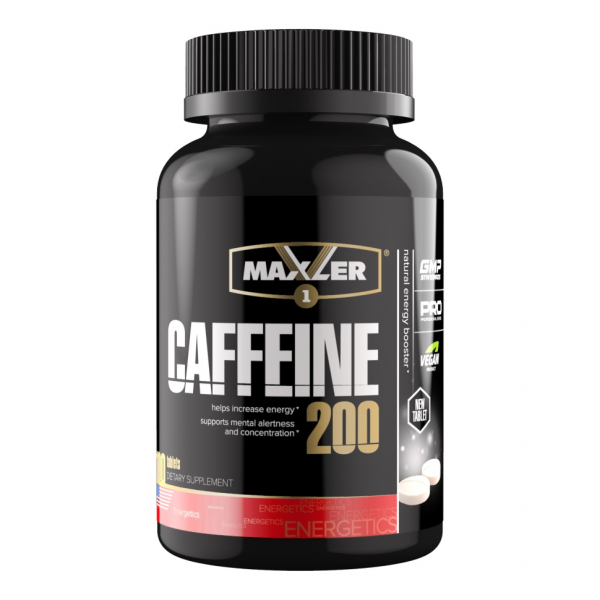 Maxler Caffeine 200 мг, 100 таб