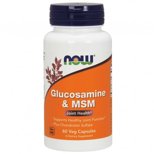 NOW Glucosamine & MSM / 750 & 250 mg, 60 vcaps
