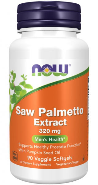 NOW Saw Palmetto 320 мг, 90 капс