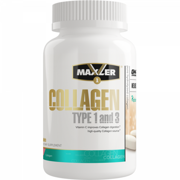 Maxler Collagen Type I & III, 90 таб